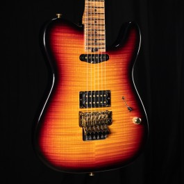 Charvel USA Custom Shop ST2 HS FR 3 Tone Burst with Roasted Flame Maple Neck & Stainless Steel Frets