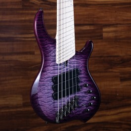 Dingwall Combustion 6-String Bass Ultraviolet Quilt w/ Maple Fingerboard & Case
