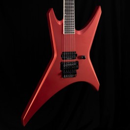 Jackson USA Custom Shop Warrior WR-1 (Candy Apple Red Satin, Reverse Headstock, Piranha Tooth Inlays, Direct Mount Pickups, Graphite Reinforced Neck)