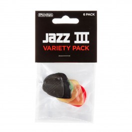 Dunlop Jazz III Picks Variety Pack 12-Pack