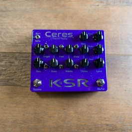 KSR Ceres 3-Channel Preamp Pedal - Purple Sparkle