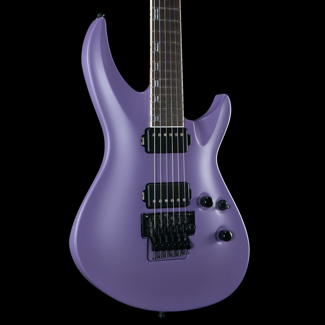 er der Tjen mønt ESP Custom Original Series Horizon III Purple Satin with Case | The Axe  Palace
