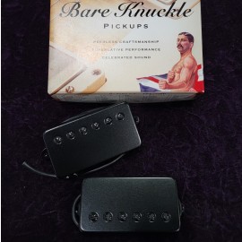 Bare Knuckle Pickups Polymath 6 Set (Black Cover, Black Screws)