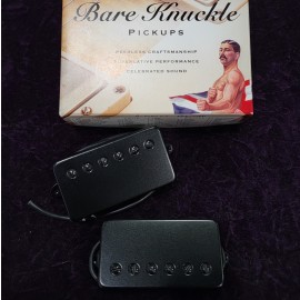 Bare Knuckle Pickups Holydiver 6-String Set - Black Cover, Black Screws