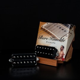Bare Knuckle Ceramic Warpig 7-String Pickup Set (Black, Nickel Screws)