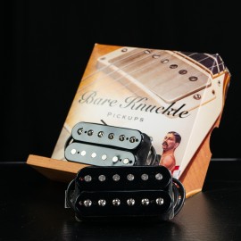Bare Knuckle Alnico Nailbomb 6-String Calibrated Pickup Set (Black)