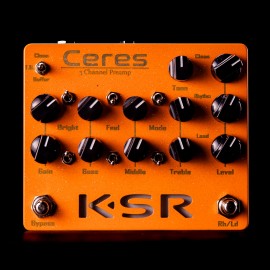 KSR Ceres 3-Channel Preamp Pedal - Orange
