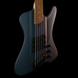 Dingwall D-Roc Standard 5 String Bass- Matte Purple to Blue Colorshift
