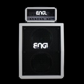 ENGL Custom Shop Fireball 25 W Tube Amplifier Head + Matching 2x12 Cabinet (White Bronco)