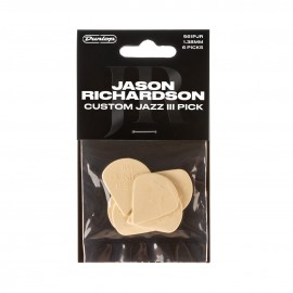 Dunlop Jason Richardson Custom Jazz III Ultem Picks 1.38mm 6-Pack