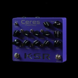 KSR Ceres 3-Channel Preamp Pedal - Flat Purple
