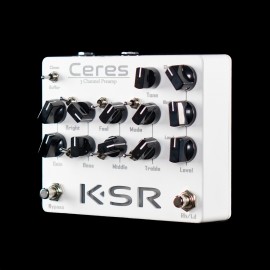 KSR Ceres 3-Channel Preamp Pedal - Flat White