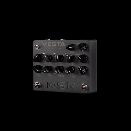 KSR Vesta 3-Channel Preamp Pedal - Flat Grey