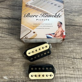 Bare Knuckle Mule 6-String Calibrated Pickup Set (Zebra with Aged Coils)