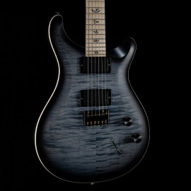PRS Dustie Waring CE 24 Hardtail Limited Edition - Faded Blue Smokeburst Flame Top