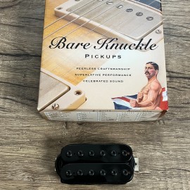 Bare Knuckle Warpig 6-String Bridge Pickup Gloss Black with Black bolts (Ceramic)