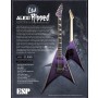 ESP LTD Alexi “Ripped” Purple Fade Satin w/ Ripped Pinstripes (Alexi Laiho Signature Model)