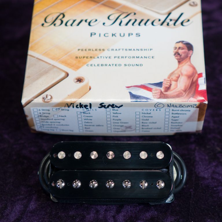 Bare Knuckle Ceramic Nailbomb 7-String Bridge Pickup - Black | Axe Palace