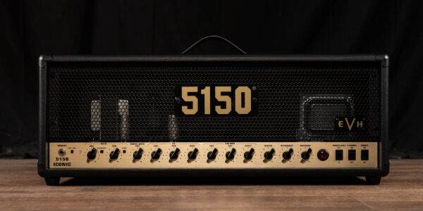 EVH 5150 Iconic EL34 80-Watt Head - Black/Gold - Image 6