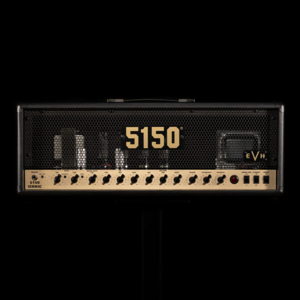 EVH 5150 Iconic EL34 80-Watt Head - Black/Gold - Image 7