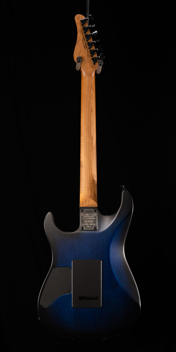 Schecter USA Custom Sunset II - Ocean Blue Burst Satin - Image 3