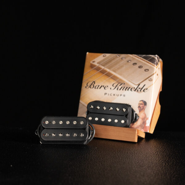 Bare Knuckle Polymath 6-String Humbucker Set - Matte Black/Nickel Screws