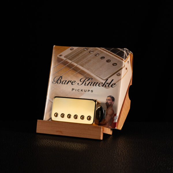 Bare Knuckle Ragnarok 6-String Bridge Pickup - Gold Cover/Gold Screws