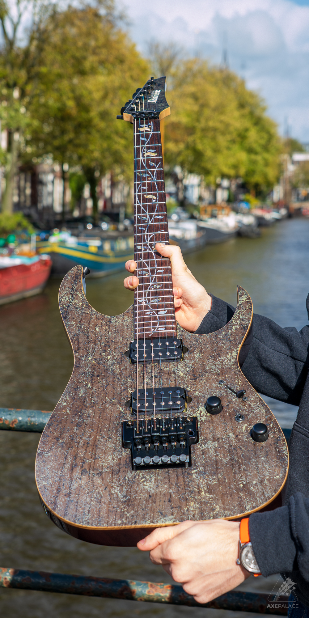 ギター Ibanez j.custom Ibanez J-Custom RG8620AH Axe Palace Limited Run - Black