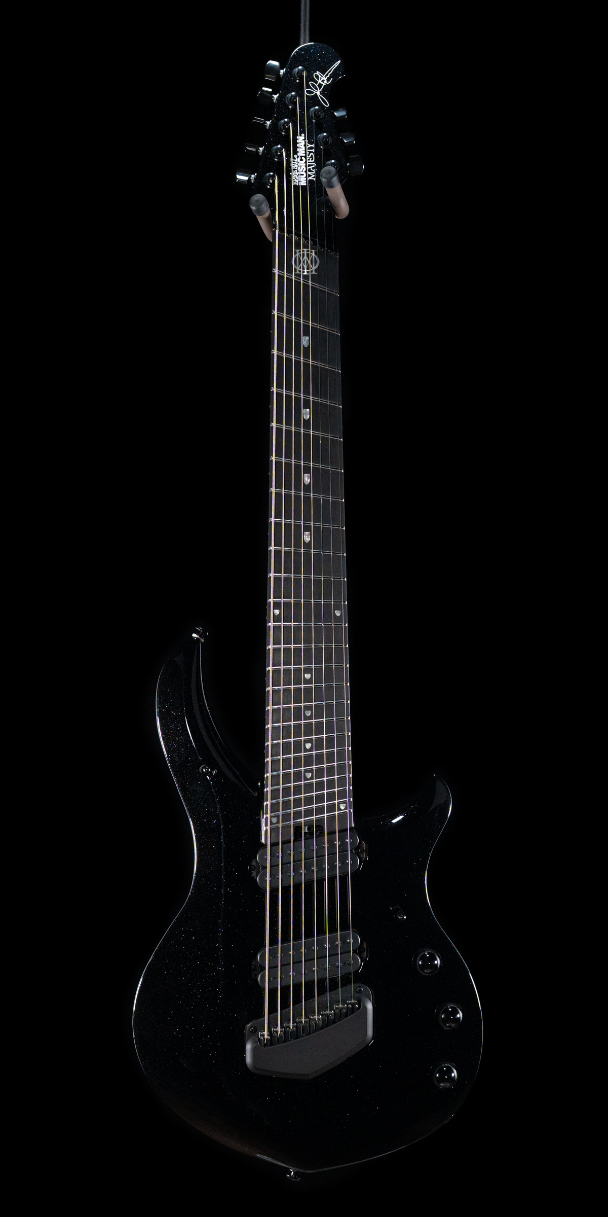Ernie Ball Music Man Majesty 8-String John Petrucci Signature – Black Frosting