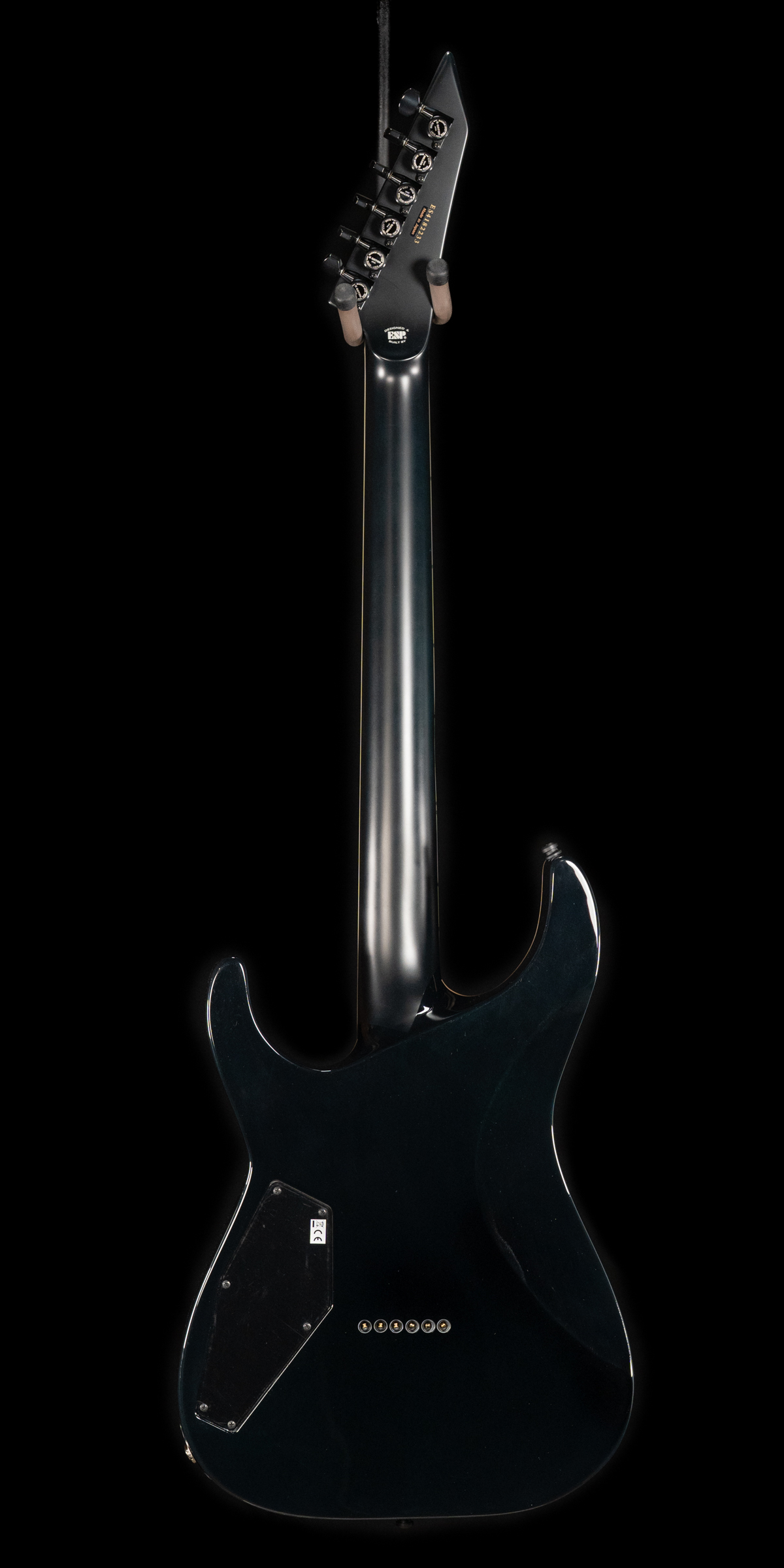 ESP E-II M-II NT - Black Turquoise Burst - Image 2