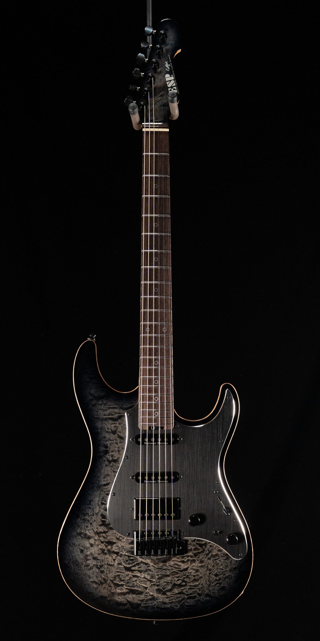 ESP Snapper-CTM/QM 20th Anniversary - See Thru Black Sunburst