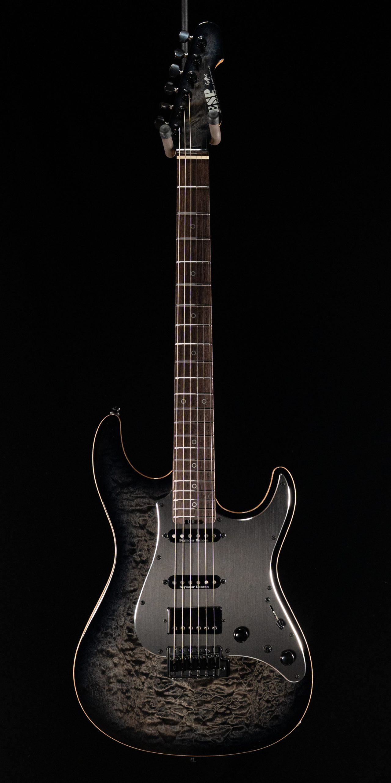 ESP Snapper-CTM/QM 20th Anniversary - See Thru Black Sunburst - Image 2