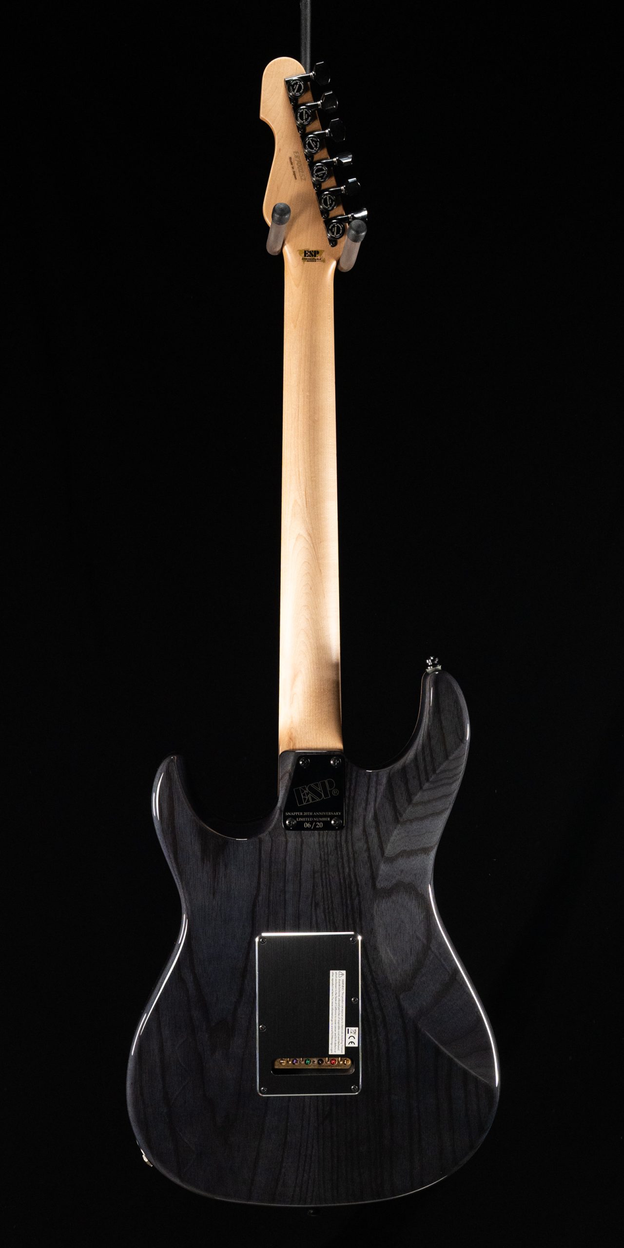 ESP Snapper-CTM/QM 20th Anniversary - See Thru Black Sunburst - Image 3