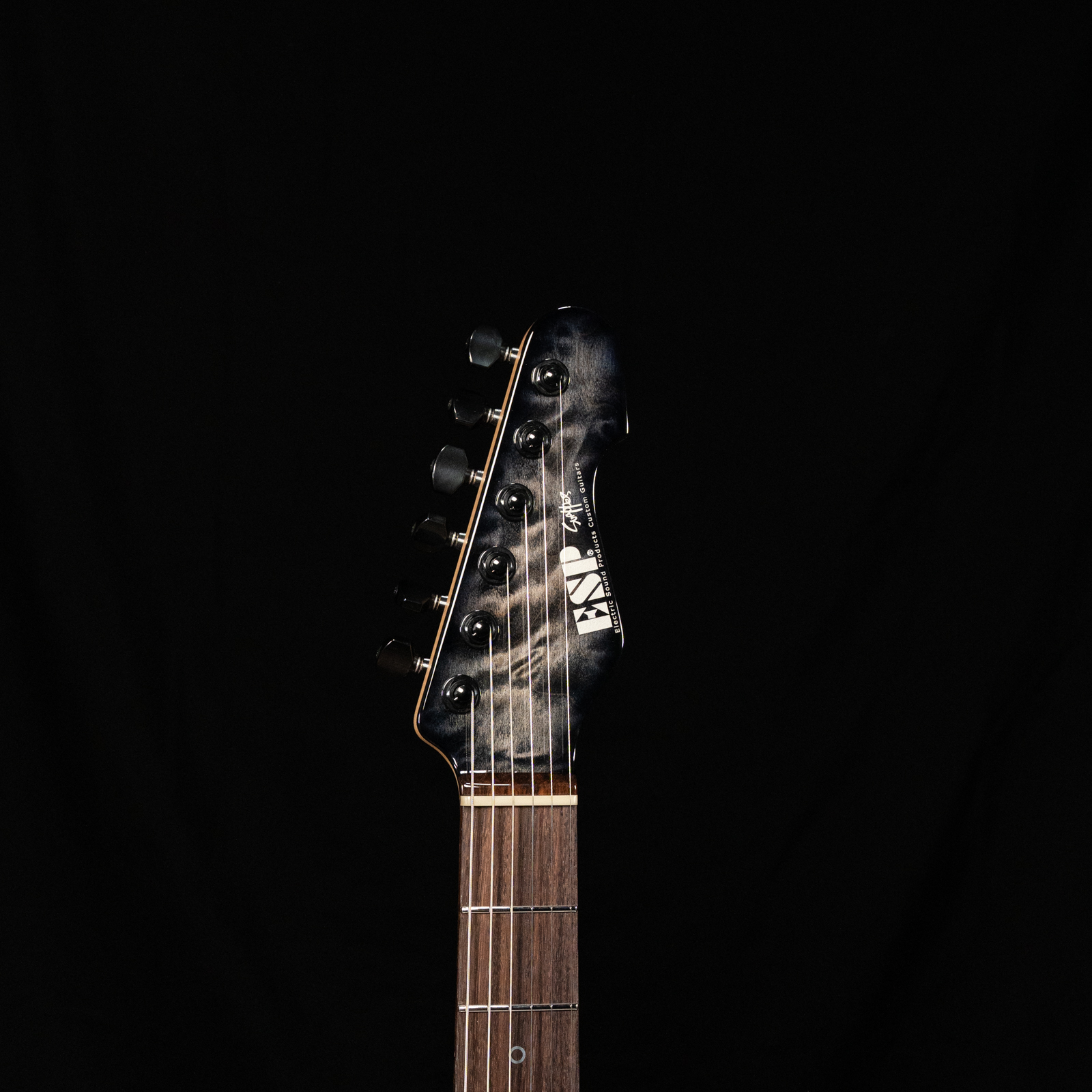 ESP Snapper-CTM/QM 20th Anniversary - See Thru Black Sunburst - Image 8