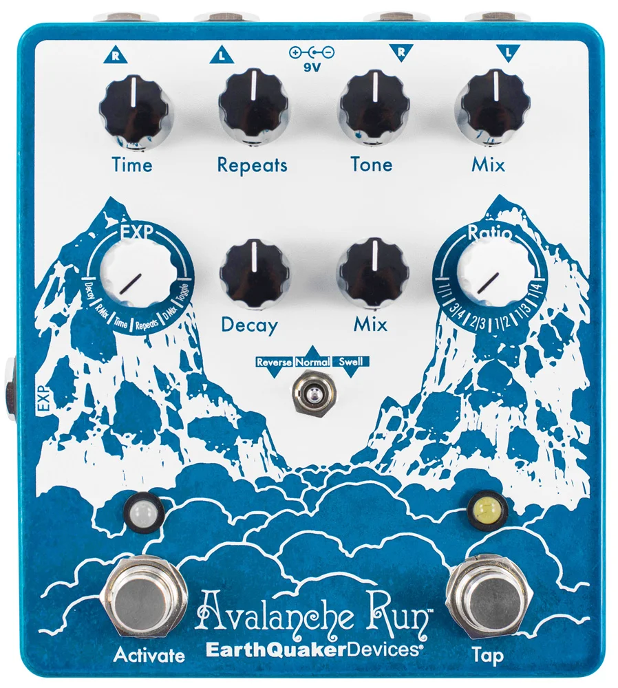 Earthquaker Devices Avalanche Run V2 Stereo Reverb & Delay