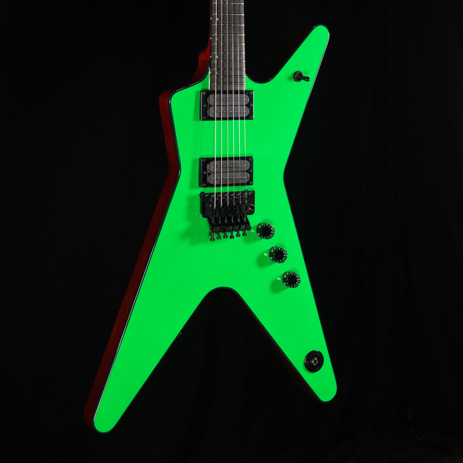 Dean USA Custom Shop ML Floyd - Neon Green - Image 2