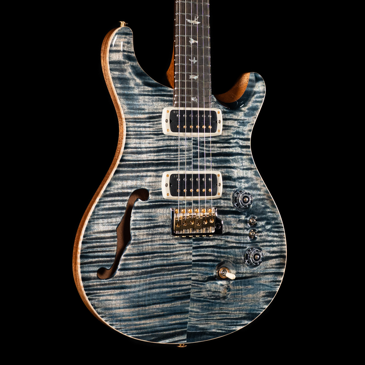 PRS 40th Anniversary Limited Edition Custom 24-08 Semi-Hollow - Faded Whale Blue (USED) - Image 2
