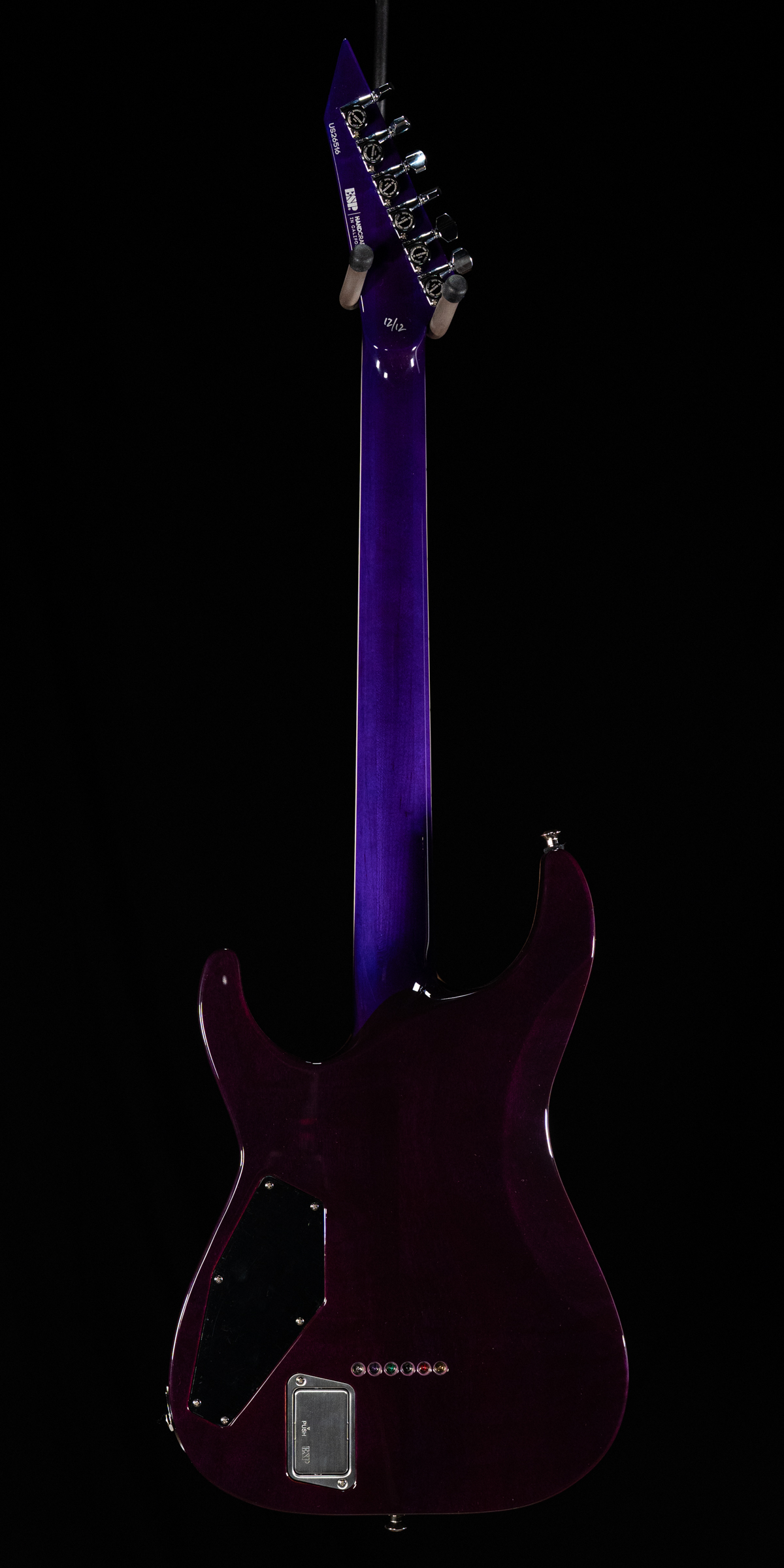 ESP USA Horizon-II Burl Maple Limited Edition - Pink Carmine - Image 3