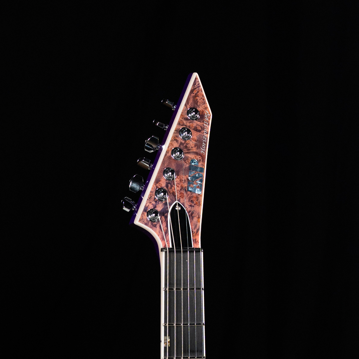 ESP USA Horizon-II Burl Maple Limited Edition - Pink Carmine - Image 5
